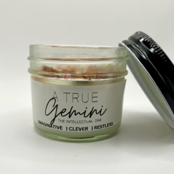 Gemini Zodiac Healing Crystals Gift Set (6 pc) - FREE abundance candle - Picture 3 of 8